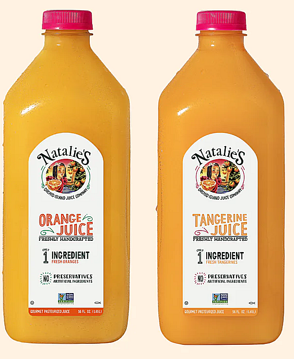 Natalie’s Juices Expands Retail Presence with National Kroger Launch of Tangerine Juice and Southwest Ralph’s Rollout of Orange Juice