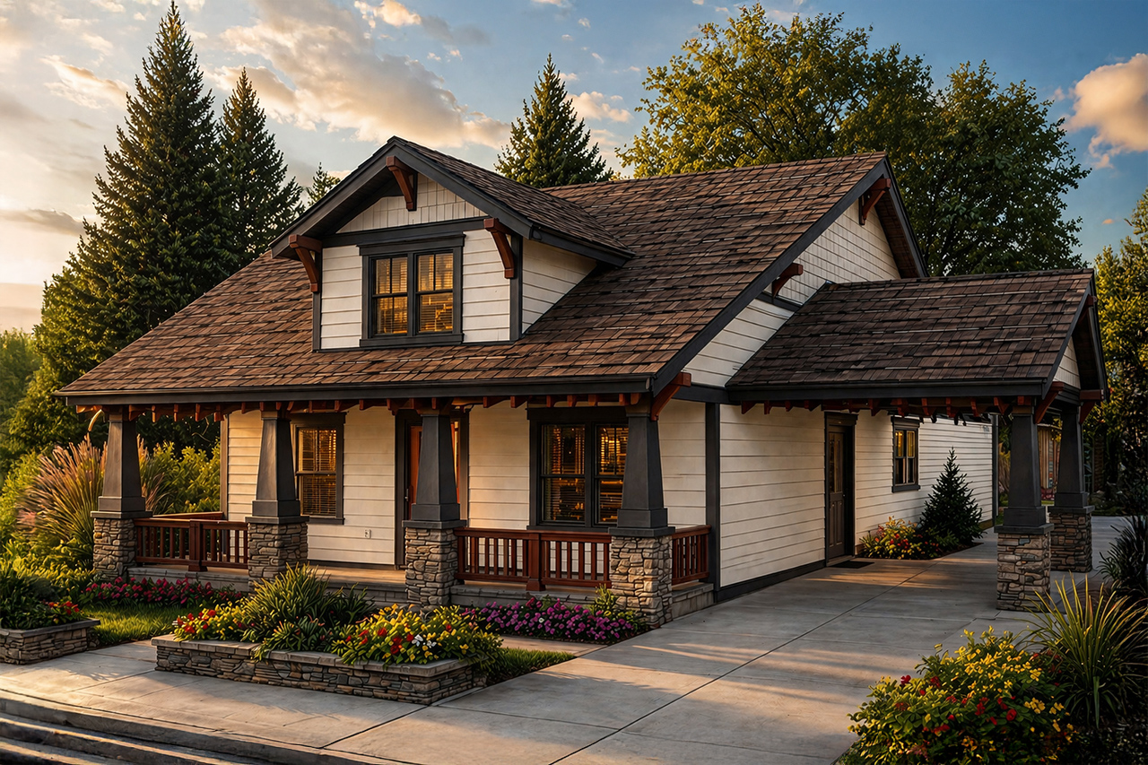 Associated Designs | Craftsman Bungalow House Plan Combines Timeless Style with Modern Living