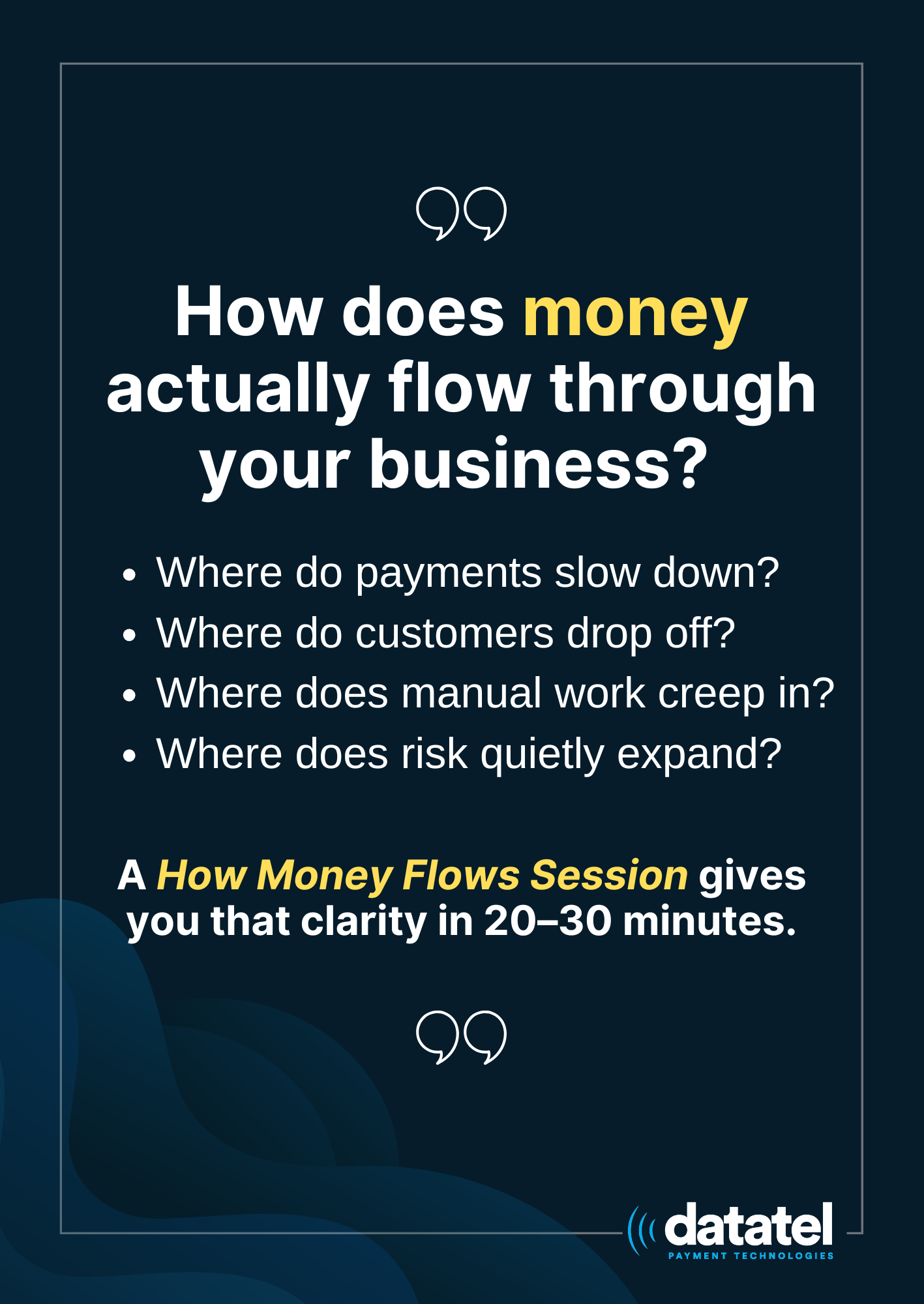 Datatel Introduces “How Money Flows” Session to Help Organizations Uncover Hidden Payment Risk and Inefficiencies