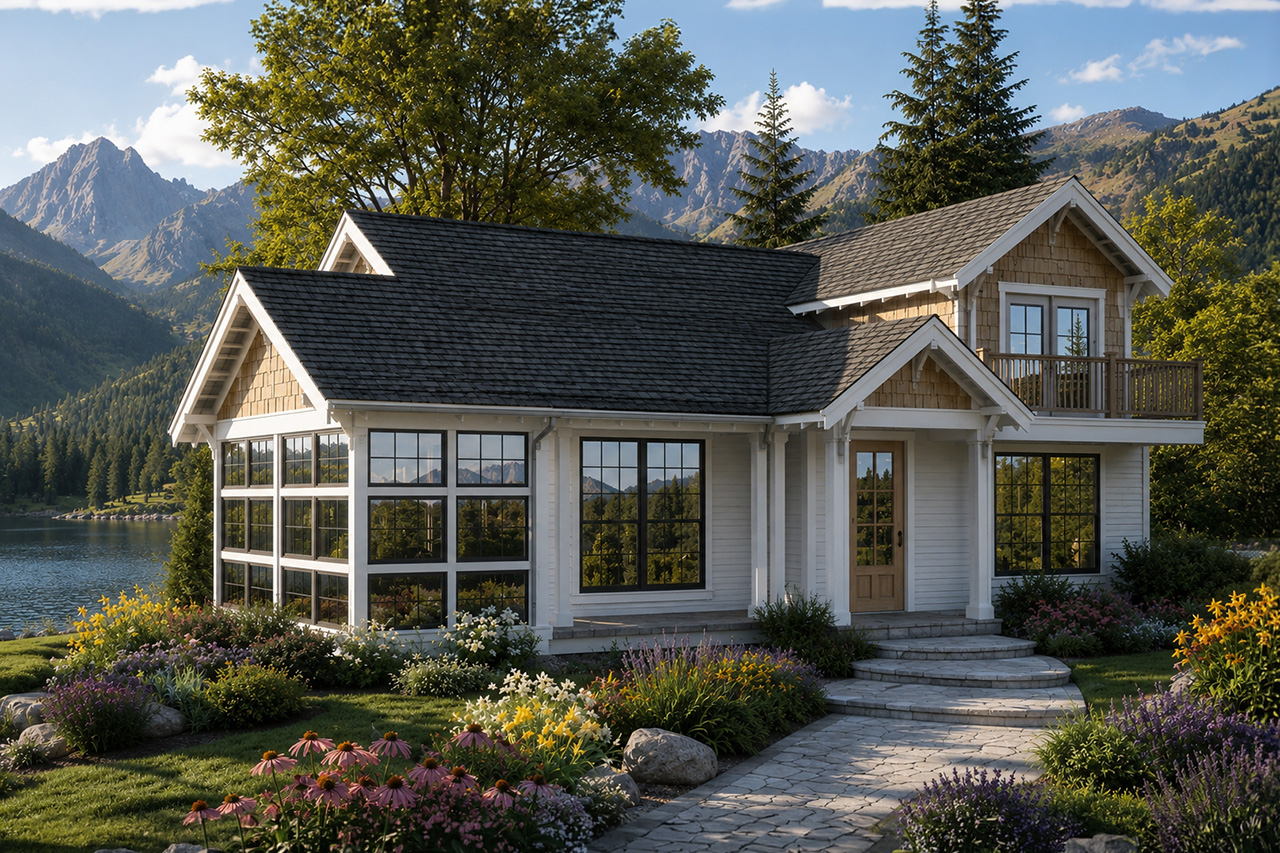 Associated Designs | Northlake House Plan Designed for Lakes, Mountains, and Beyond