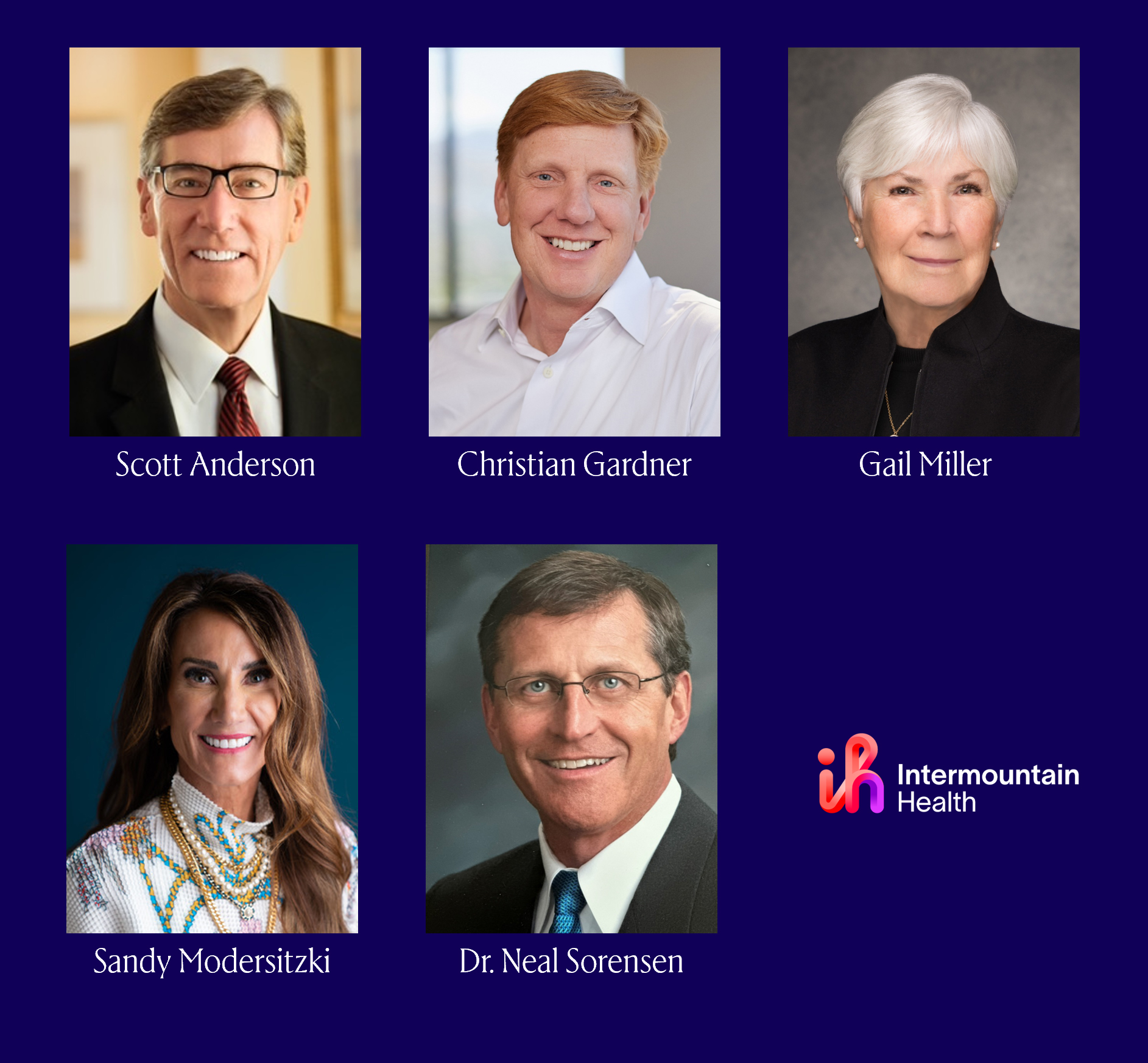 Intermountain Foundation Adds 5 Leaders to Board of Trustees, Adding Momentum to Healthcare Campaigns