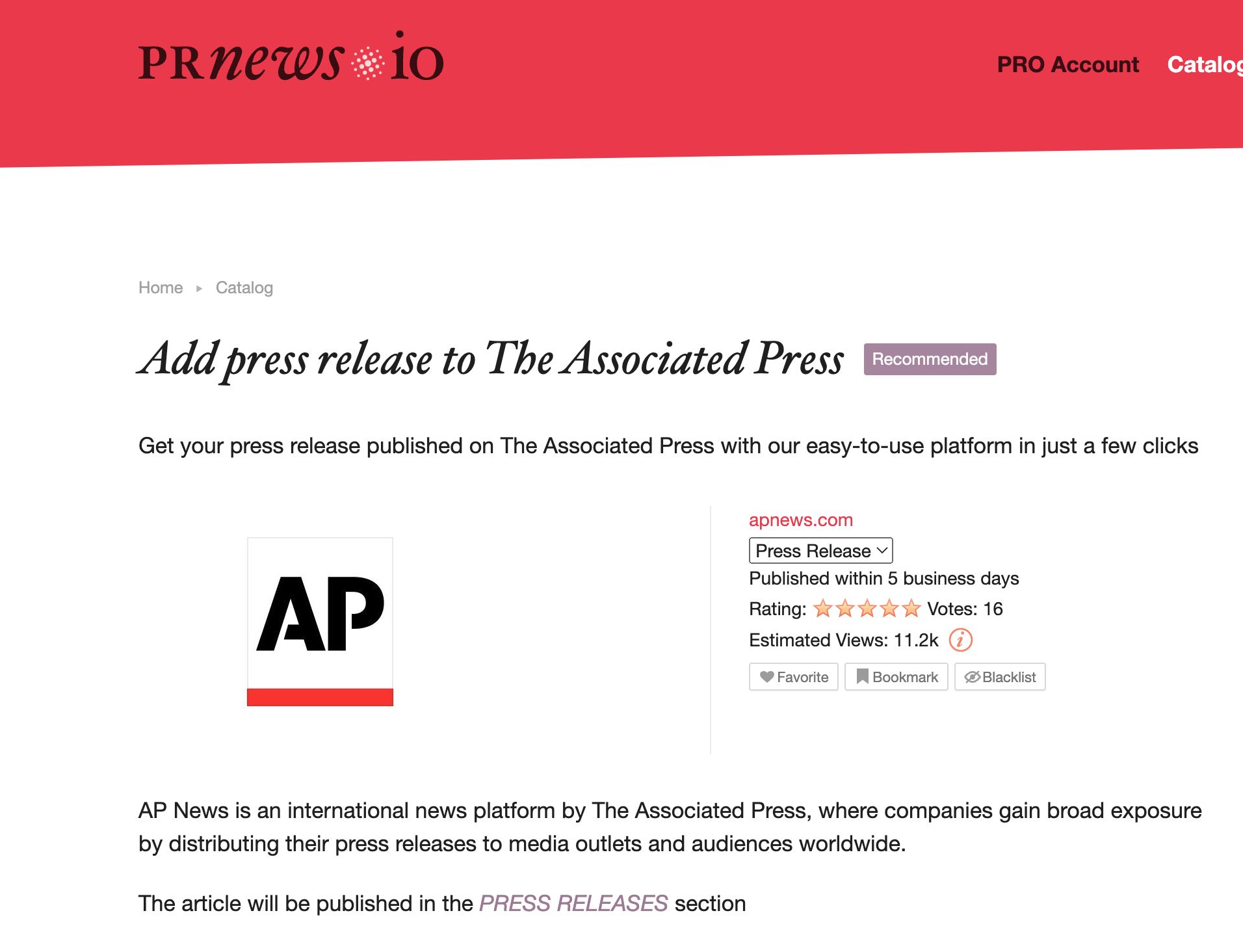 PRNEWS.IO becomes an official Associated Press (AP) partner and provider of press releases