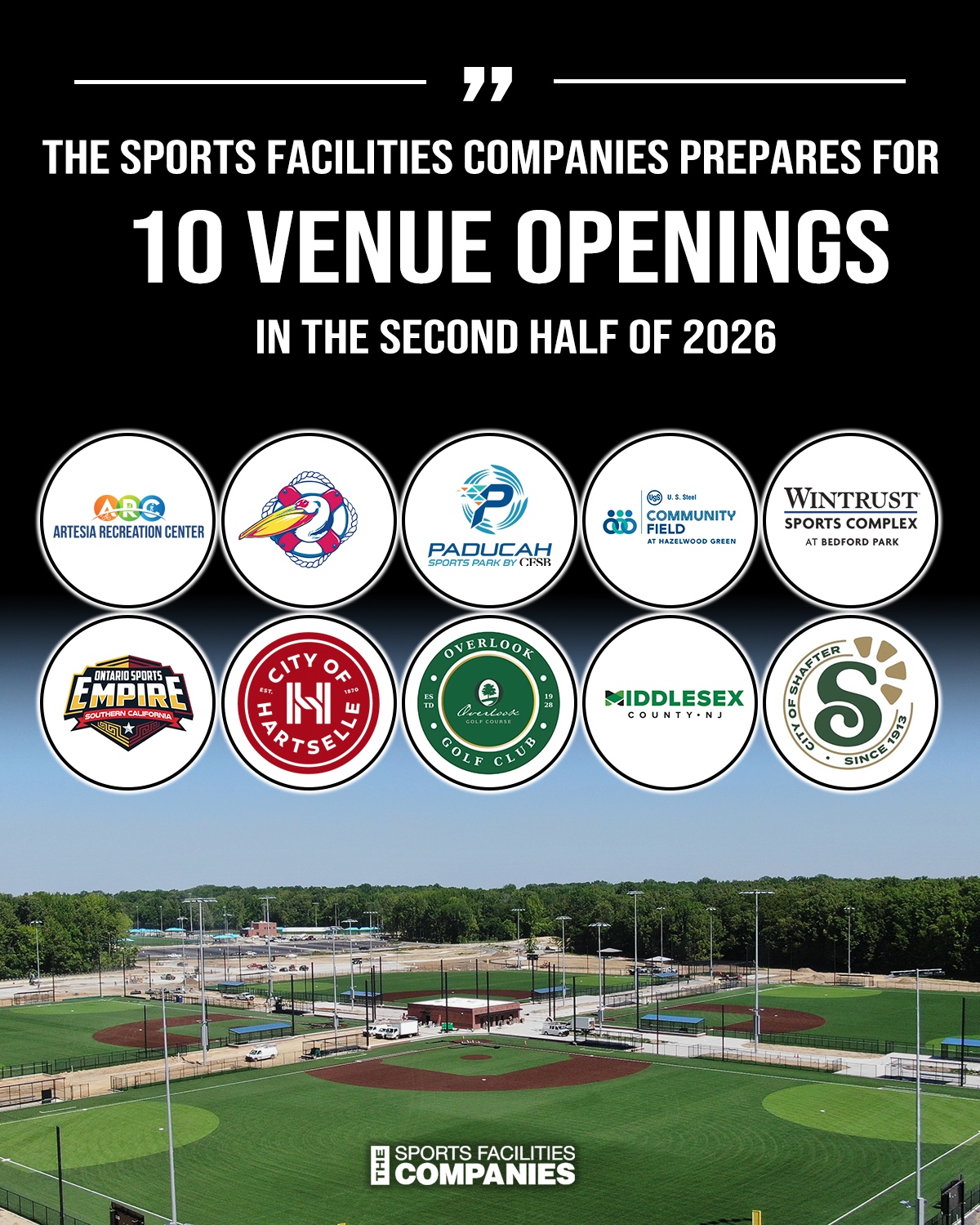 The Sports Facilities Companies Prepares for 10 Venue Openings and Expanded Community Recreation Across the U.S. in the Second Half of 2026