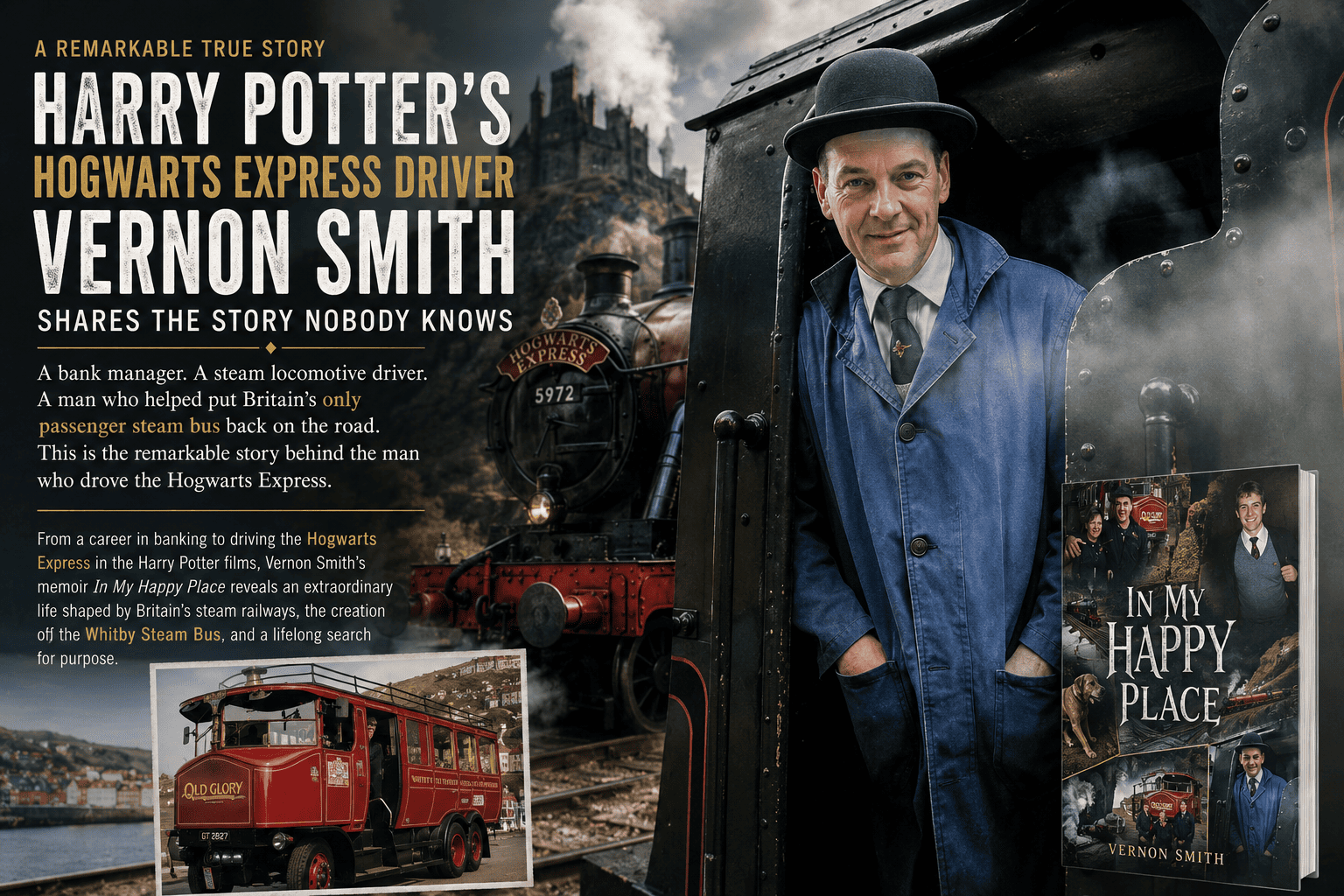 Harry Potter's Hogwarts Express Driver Vernon Smith Shares the Story Nobody Knows